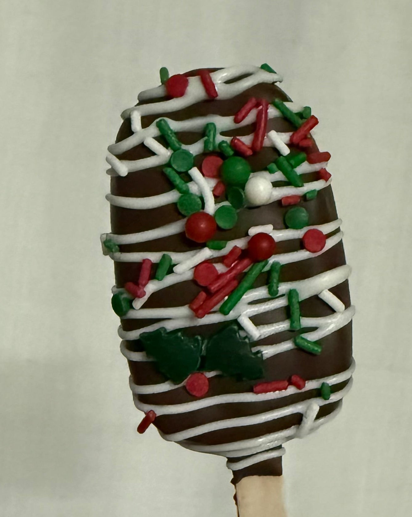 Chocolate Xmas Tree Cakecicle
