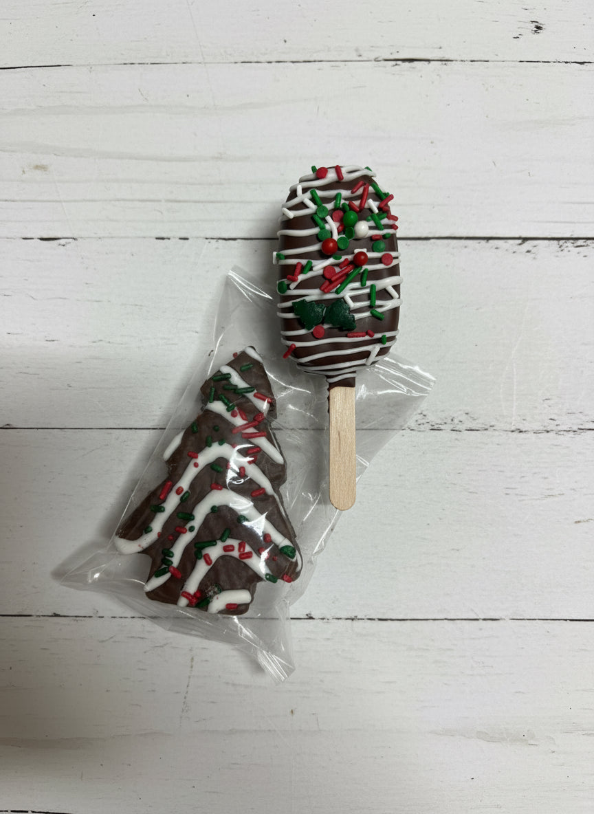 Chocolate Xmas Tree Cakecicle